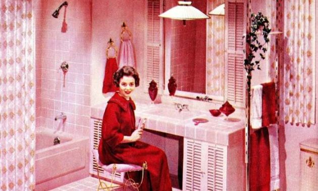 Retro Pink Bathroom Decor A Style Guide