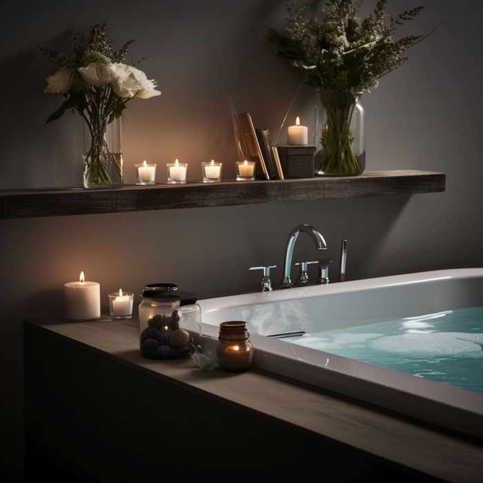 Bathroom candle decor ideas