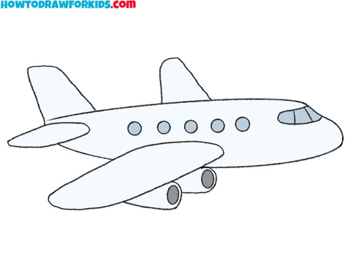 Sir plane drawing easy