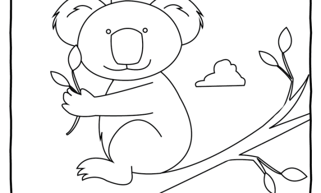 Favorite Australian Animals Coloring Pages