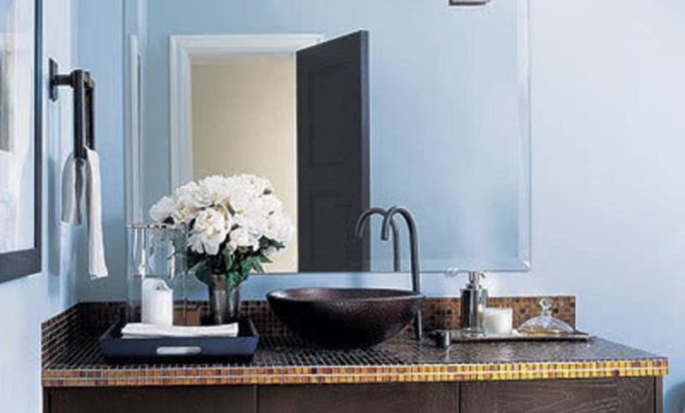 Blue Brown Bathroom Decor A Style Guide