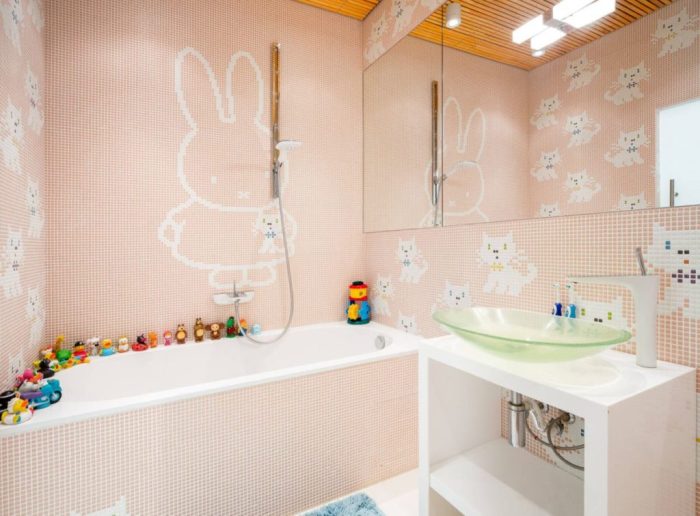 Kids bathroom wall decor