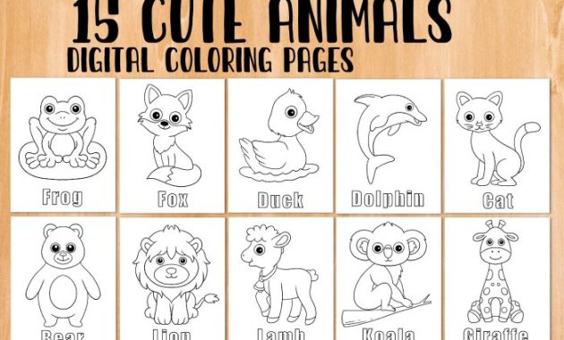 Educational Coloring Page on Animals Fun & Learning