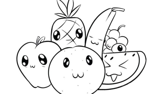 Food Animation Coloring Pages A Creative Exploration