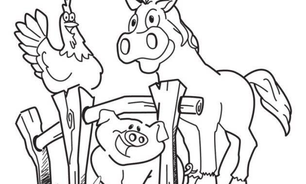 Coloring Farm Animals PDF A Fun Guide