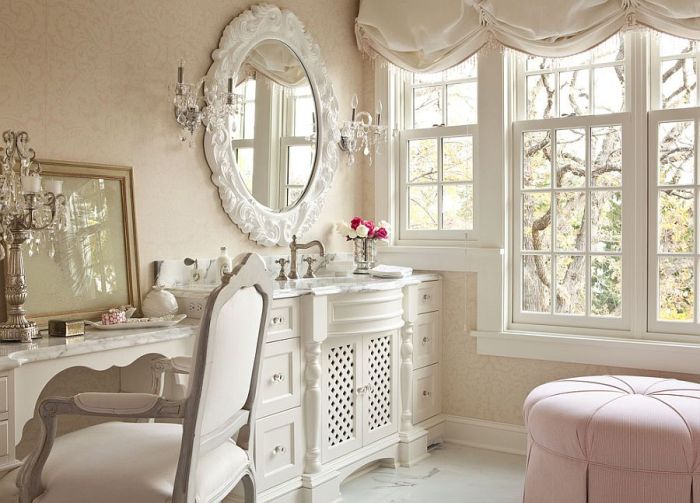 Shabby chic bathroom decor ideas