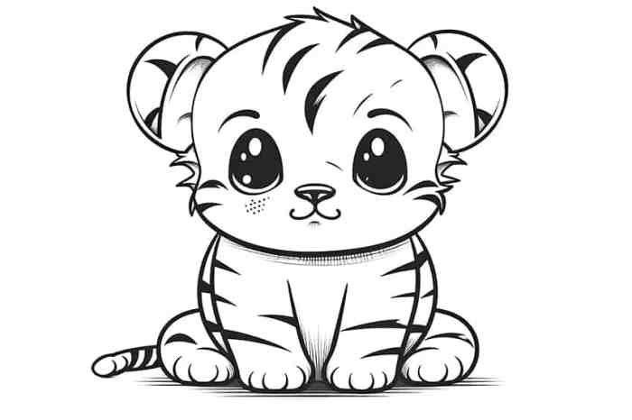 Cute animal coloring pages printables