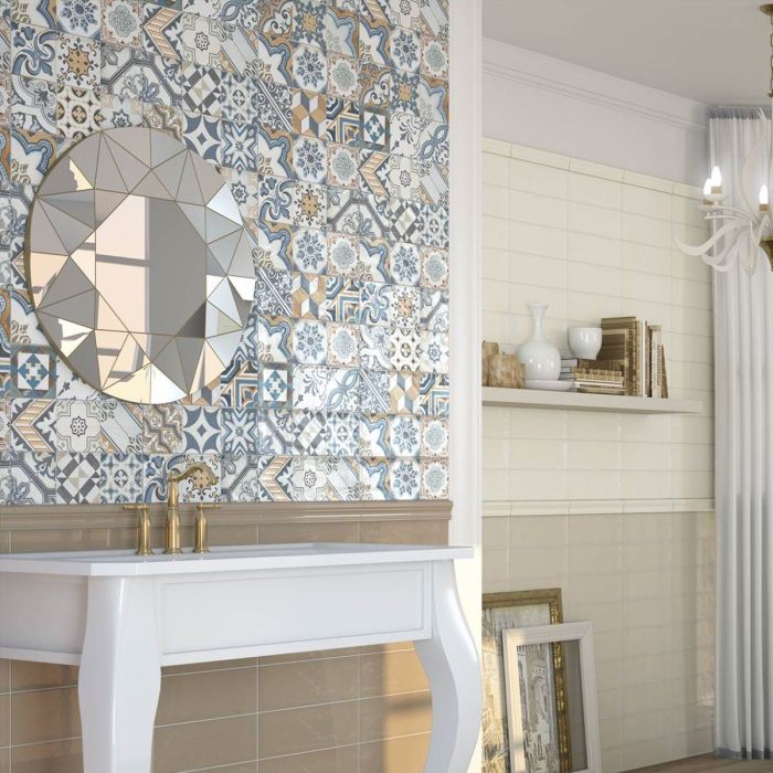 Bathroom wall decor tiles