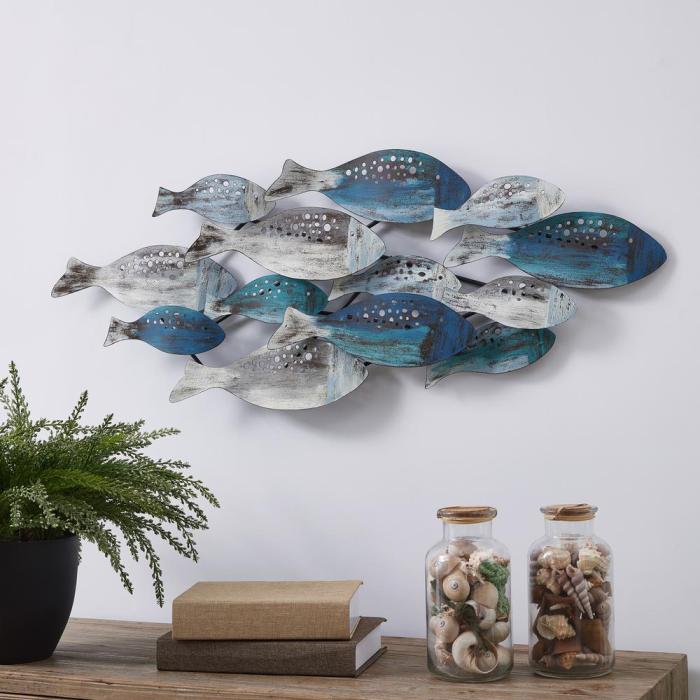 Fish wall decor for bathroom