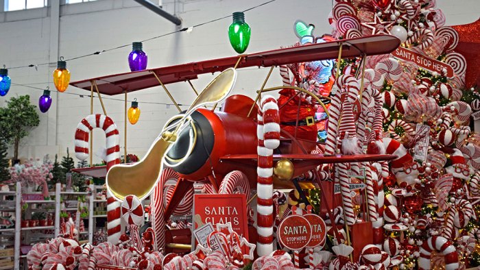 Christmas candy cane decor ideas