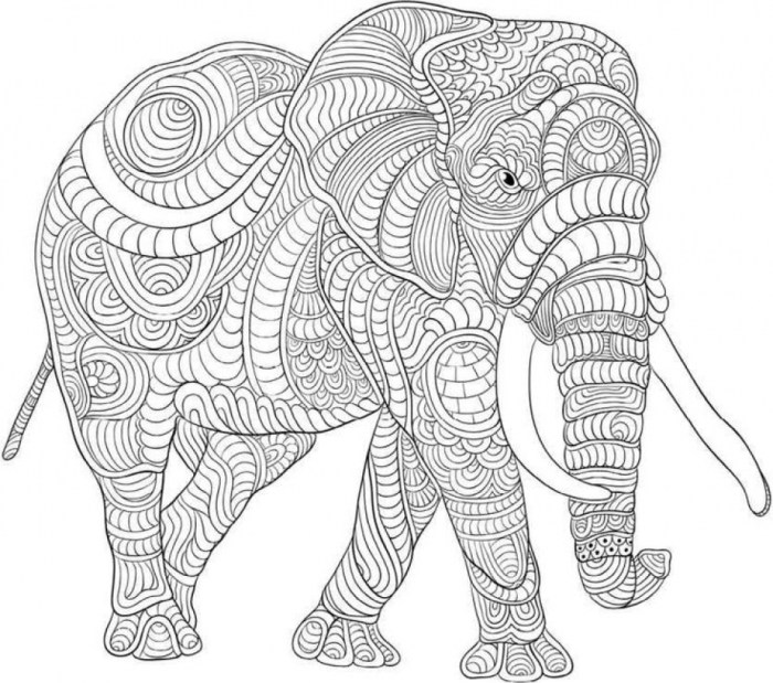 Animal coloring sheets hard