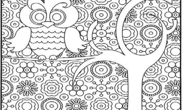 Coloring Sheets for Teens Harder Animal Designs