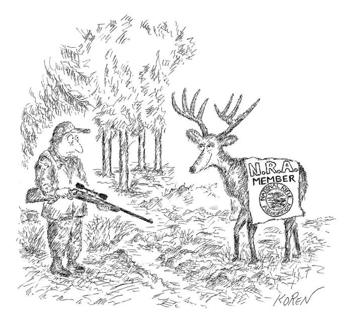 A easy drawing of hunting