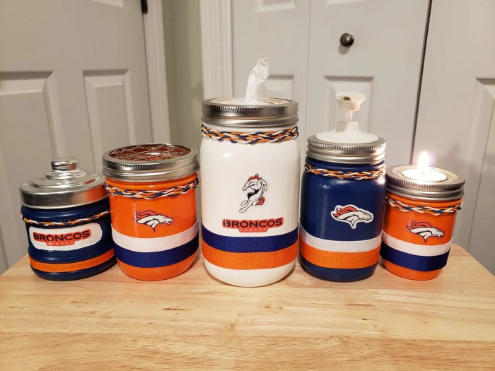 Denver broncos bathroom decor