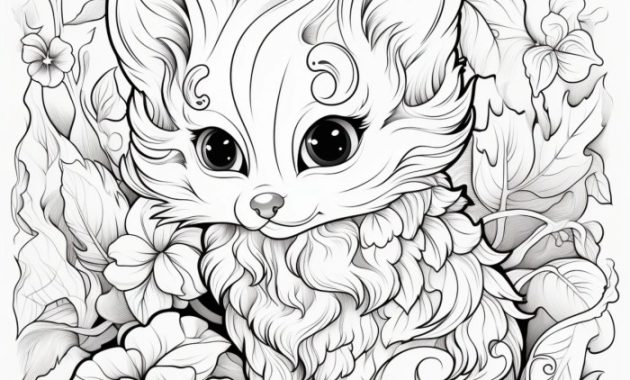 Cool Fantasy Animal Coloring Pages