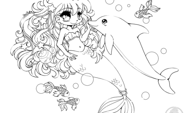 Crying Anime Chibi Princess Coloring Pages