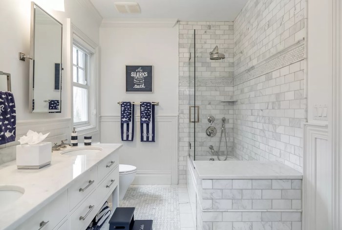 Bathroom wall decor tiles