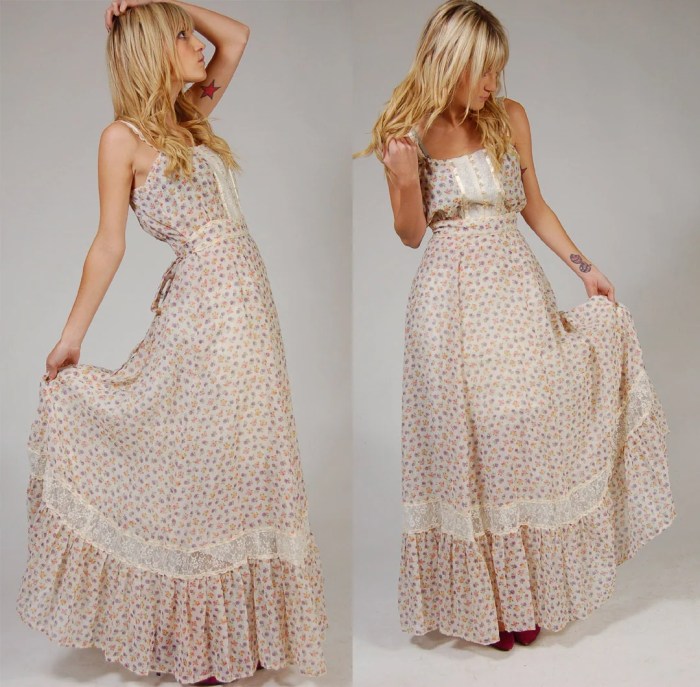 Boho vintage wedding dresses