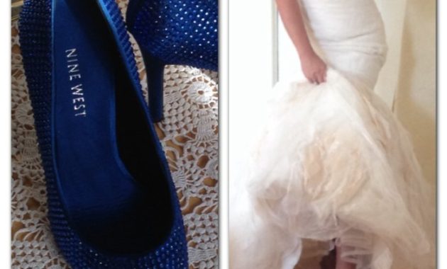 Blue Shoes with Wedding Dress A Style Guide