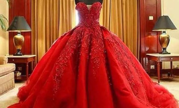 Blood Red Wedding Dress A Bold Choice